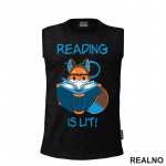 Reading Is Lit - Books - Čitanje - Knjige - Majica