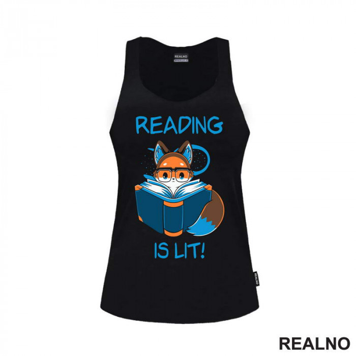 Reading Is Lit - Books - Čitanje - Knjige - Majica