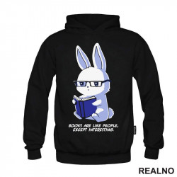 Books Are Like People, Except Interesting - Books - Čitanje - Knjige - Duks