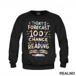  Today Forecast 100 Percent Chance Reading - Colors - Books - Čitanje - Knjige - Duks