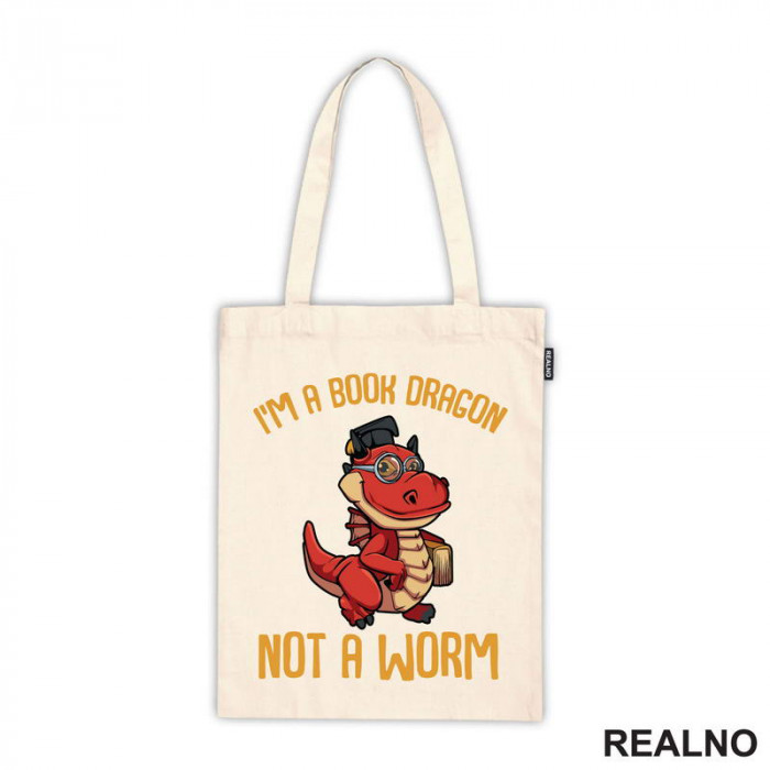 I'm A Book Dragon Not A Worm - Red Dragon - Books - Čitanje - Knjige - Ceger