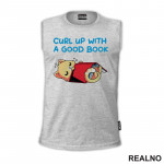Curl Up With A Good Book - Books - Čitanje - Knjige - Majica