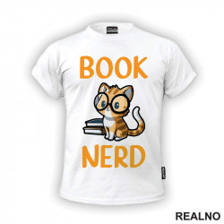 Book Nerd - Books - Čitanje - Knjige - Majica