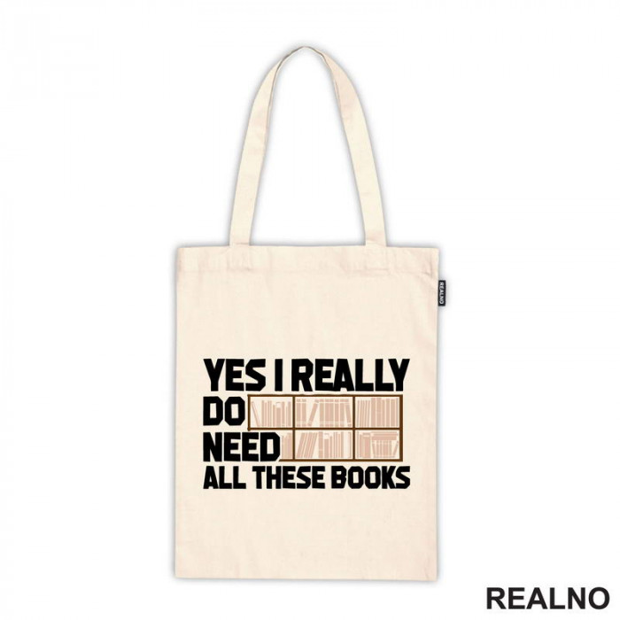 Yes I Really Do Need All These Books - Books - Čitanje - Knjige - Ceger