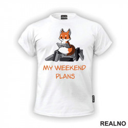 My Weekend Plans - Books - Čitanje - Knjige - Majica