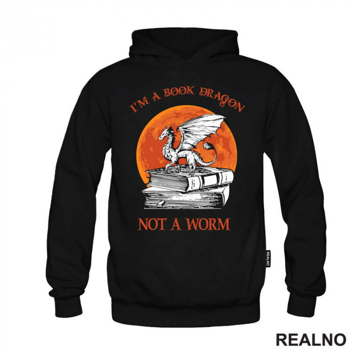 I'm A Book Dragon Not A Worm - Orange Moon - Books - Čitanje - Knjige - Duks