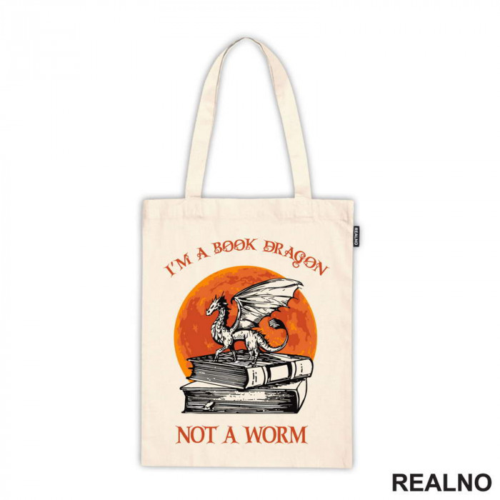 I'm A Book Dragon Not A Worm - Orange Moon - Books - Čitanje - Knjige - Ceger