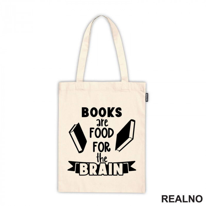Books Are Food For The Brain - Books - Čitanje - Knjige - Ceger