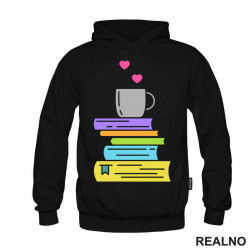 Books And Coffee - Colors - Books - Čitanje - Knjige - Duks