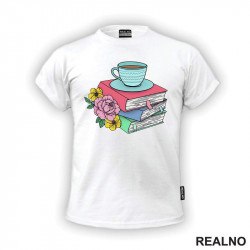 Hot Chocolate And Books - Books - Čitanje - Knjige - Majica