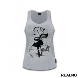 Water Painting - Harley Quinn - Majica