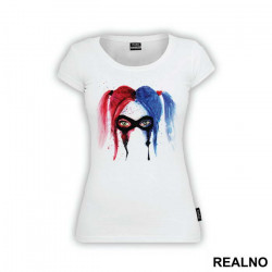 Watercolor Mask Painting - Harley Quinn - Majica