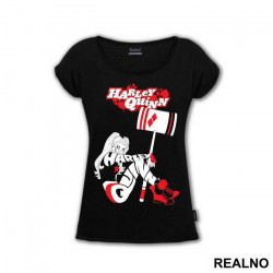 Sitting With A Hammer - Harley Quinn - Majica