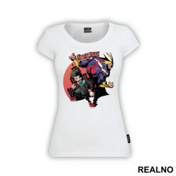 Deku And All Might City - My Hero Academia - Majica