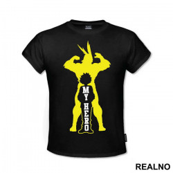 All Might And Deku Silhouette - My Hero Academia - Majica