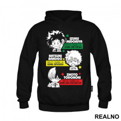 Chibi Deku, Bakugo And Todoroki - My Hero Academia - Duks