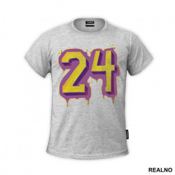 24 Dripping Kobe Number - NBA - Košarka - Majica