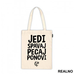 Jedi Spavaj Pecaj Ponovi Mala Riba - Pecanje - Fishing - Ceger