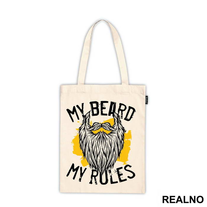 My Beard My Rules Yellow Splash - Brada - Ceger