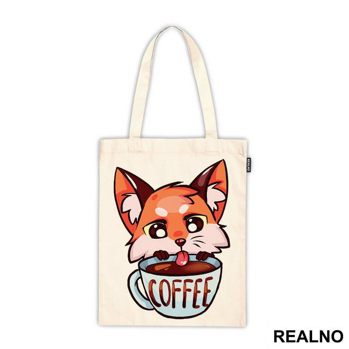 Fox Drinking Coffee - Životinje - Ceger