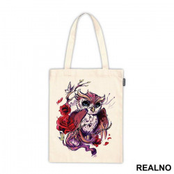 Owl With Roses - Životinje - Ceger