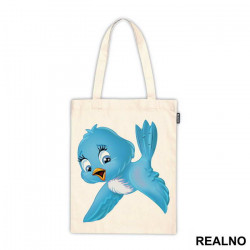 Cute Blue Bird Drawing - Životinje - Ceger