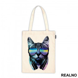 Cat With Headphones And Glasses - Životinje - Ceger