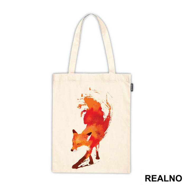 Orange Fox Watercolor - Životinje - Ceger