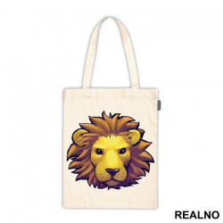 Cute Lion Face Illustration - Životinje - Ceger