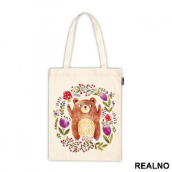 Bear Surrounded By Flowers - Životinje - Ceger