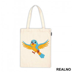 Blue And Yellow Bird Illustration - Životinje - Ceger