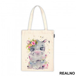 Baby Hippo Illustration - Životinje - Ceger