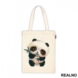 Baby Panda Eating Leaves - Životinje - Ceger