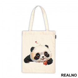 Baby Panda Eating An Apple - Životinje - Ceger