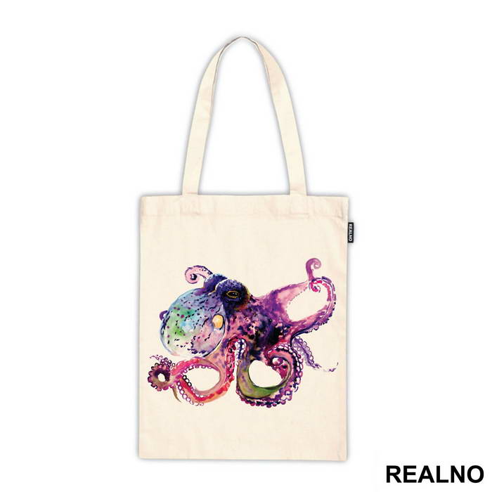 Octopus Watercolor Painting - Životinje - Ceger