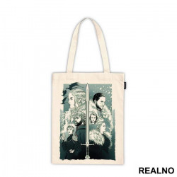 Daenerys Targaryen, Jon Snow, Tyrion Lannister, Arya Stark, Cersei Lannister, And Sansa Stark - Game Of Thrones - GOT - Ceger