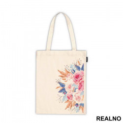 Flowers - Pink And Blue - Art - Ceger