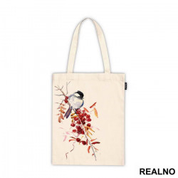 Sparrow And Red Berries - Art - Ceger