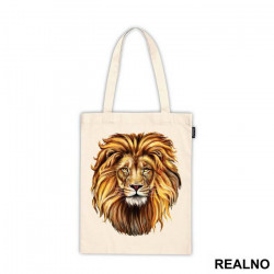 Lion Head Illustration Portrait - Životinje - Ceger