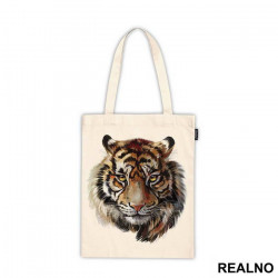 Tiger Head Illustration Portrait - Životinje - Ceger