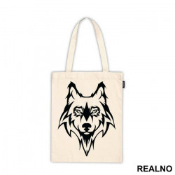 Wolf Head Illustration Portrait - Životinje - Ceger