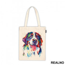 Bernese Mountain Dog Colorful Art - Životinje - Ceger