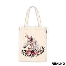 Portrait With Flowers - Unicorn - Jednorog - Ceger