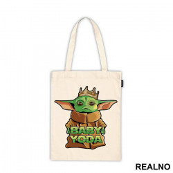 Baby Yoda With A Crown - Yoda - Mandalorian - Star Wars - Ceger Baby Yoda With A Crown - Yoda - Mandalorian - Star Wars - Ceger