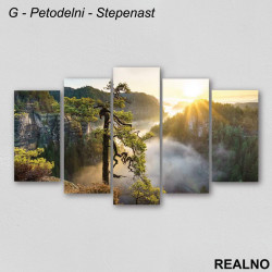 Planine u magli obasjane suncem - Slika na platnu - Kanvas Planine u magli obasjane suncem - Slika na platnu - Kanvas