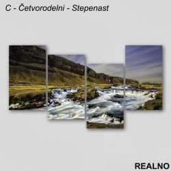 Planina, brzaci, tamno nebo - Slika na platnu - Kanvas Planina, brzaci, tamno nebo - Slika na platnu - Kanvas