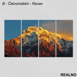 Planine obasjane suncem - Slika na platnu - Kanvas Planine obasjane suncem - Slika na platnu - Kanvas