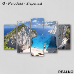 Ostrvo, tirkizno more, plaza - Slika na platnu - Kanvas Ostrvo, tirkizno more, plaza - Slika na platnu - Kanvas