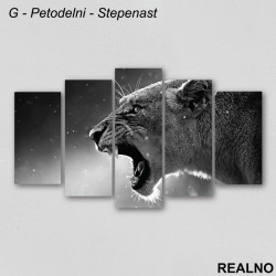 Lavica - Crno-bela fotografija - Slika na platnu - Kanvas Lavica - Crno-bela fotografija - Slika na platnu - Kanvas