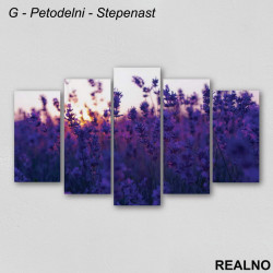 Ljubičasto cveće sa zamućenom pozadinom - Slika na platnu - Kanvas Ljubičasto cveće sa zamućenom pozadinom - Slika na platnu - Kanvas